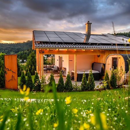 Chalets Woid_Liebe&Glueck Bodenmais Buitenkant foto