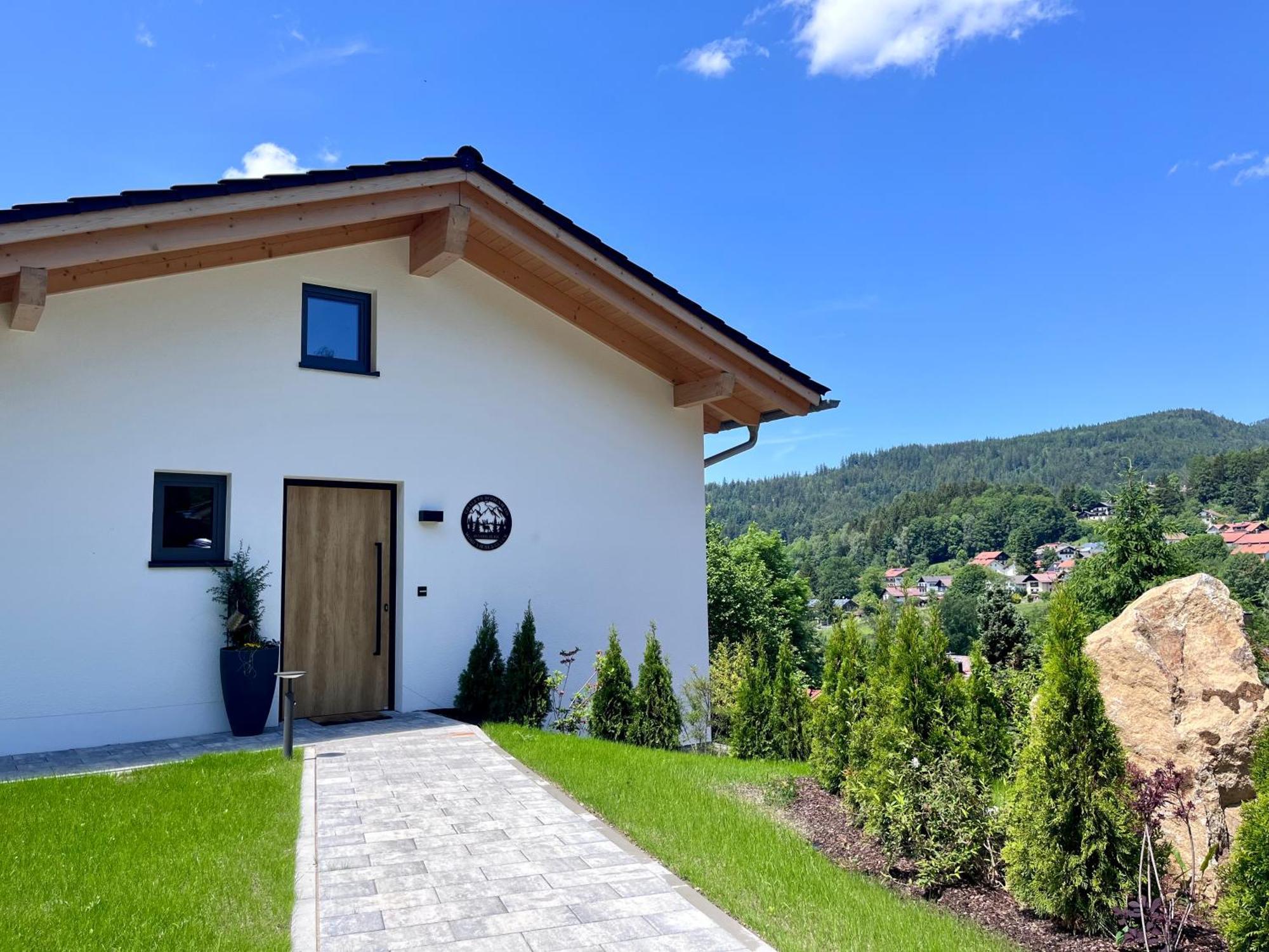 Chalets Woid_Liebe&Glueck Bodenmais Buitenkant foto