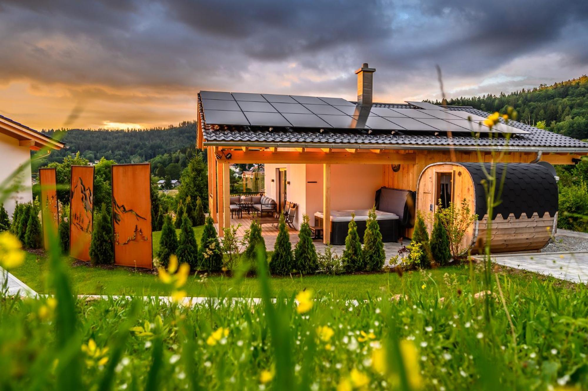 Chalets Woid_Liebe&Glueck Bodenmais Buitenkant foto